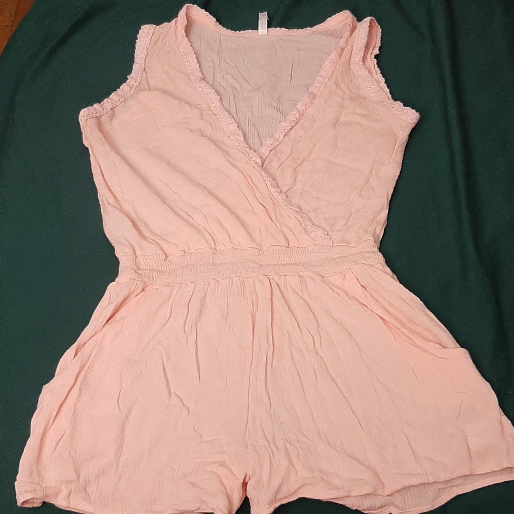 Babydoll romper/ Swim coverup